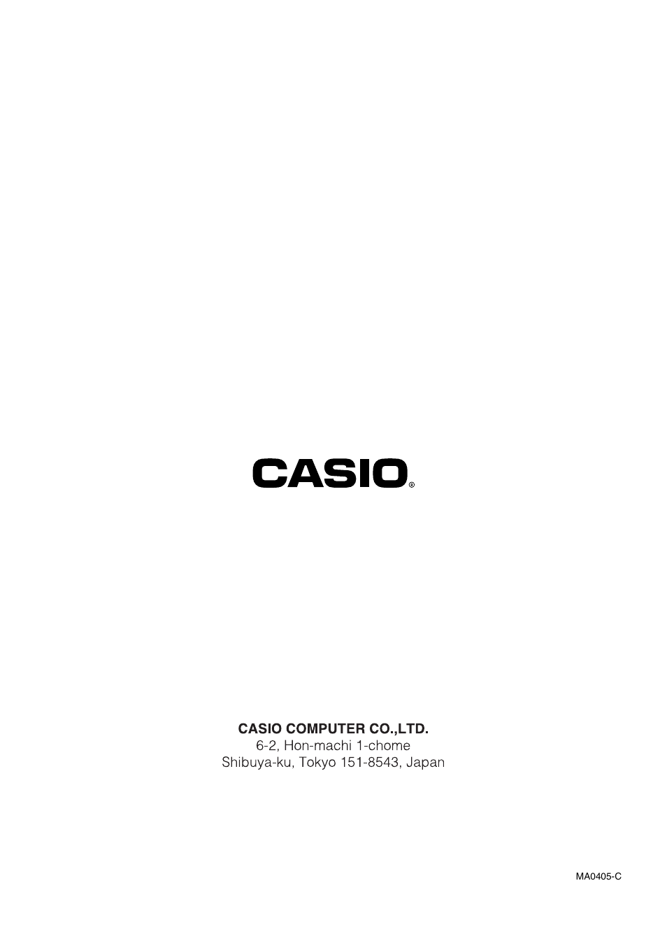 Casio XJ-350 User Manual | Page 120 / 120