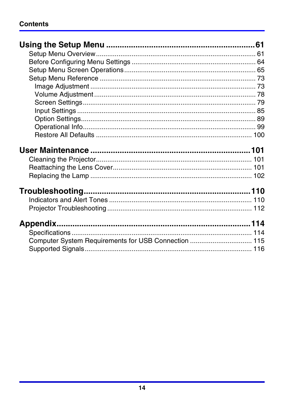 Casio XJ-350 User Manual | Page 14 / 120