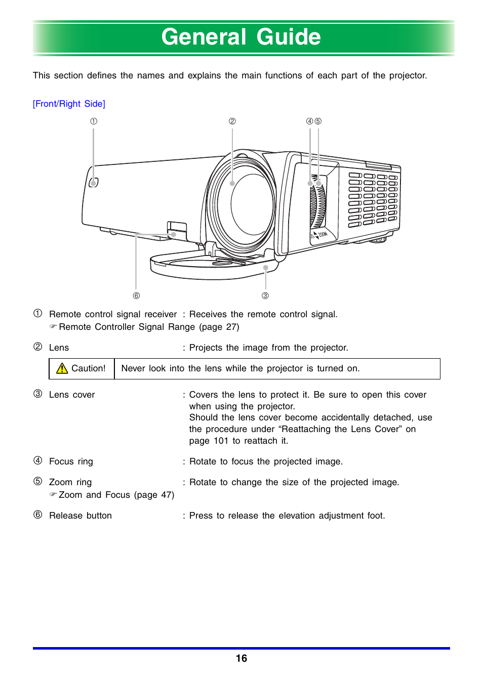 General guide | Casio XJ-350 User Manual | Page 16 / 120