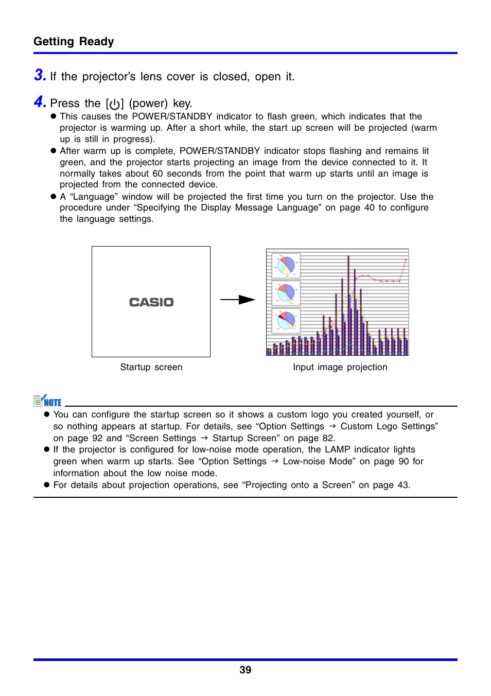 Casio XJ-350 User Manual | Page 39 / 120