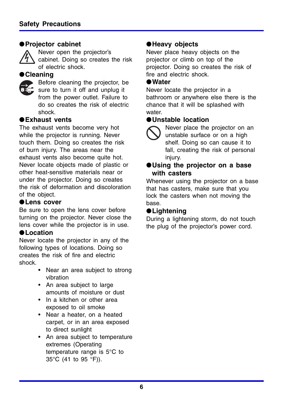 Casio XJ-350 User Manual | Page 6 / 120