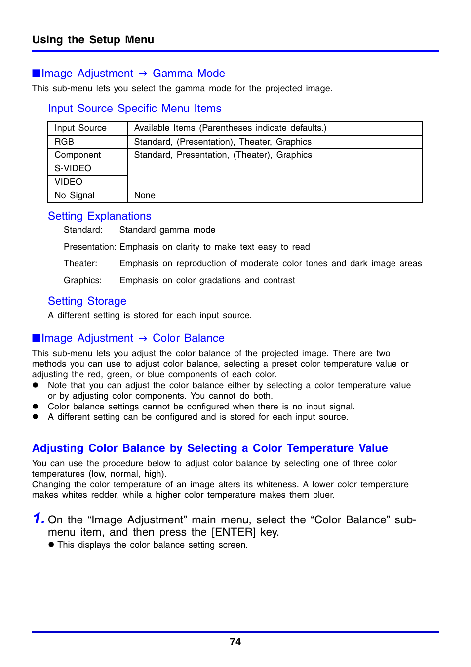 Casio XJ-350 User Manual | Page 74 / 120