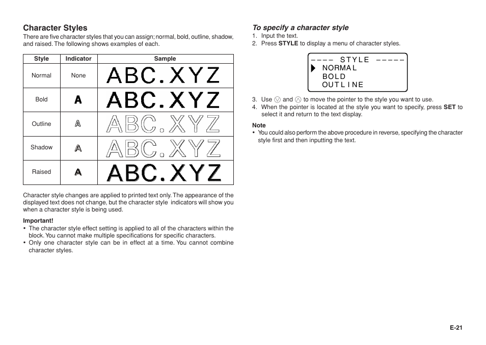 Casio KL-8200 User Manual | Page 22 / 45
