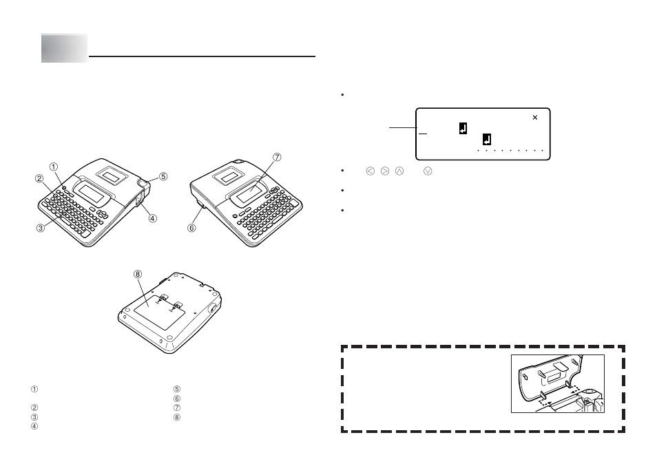 Part 1 getting acquainted, Label printer menus, General guide | Casio KL-8200 User Manual | Page 8 / 45