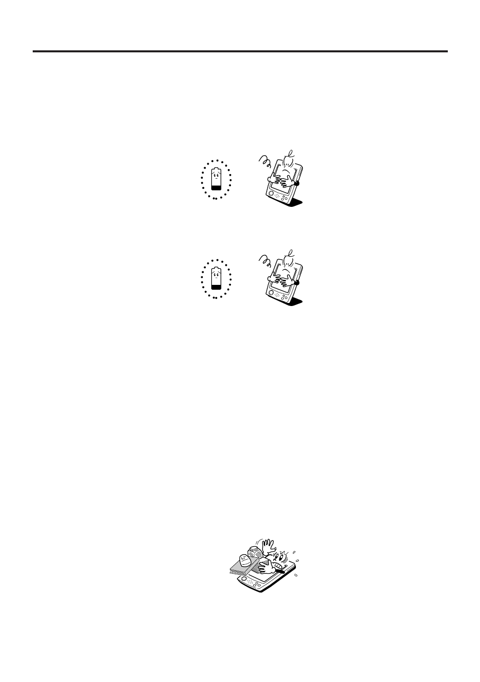 Operating precautions | Casio E-115 User Manual | Page 8 / 44