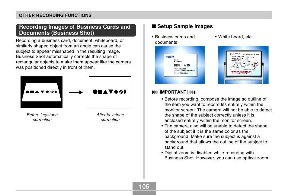 Casio EX-Z120 User Manual | Page 105 / 242
