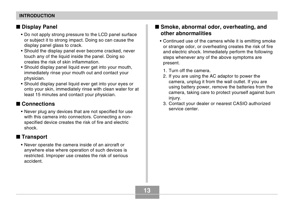 Casio EX-Z120 User Manual | Page 13 / 242