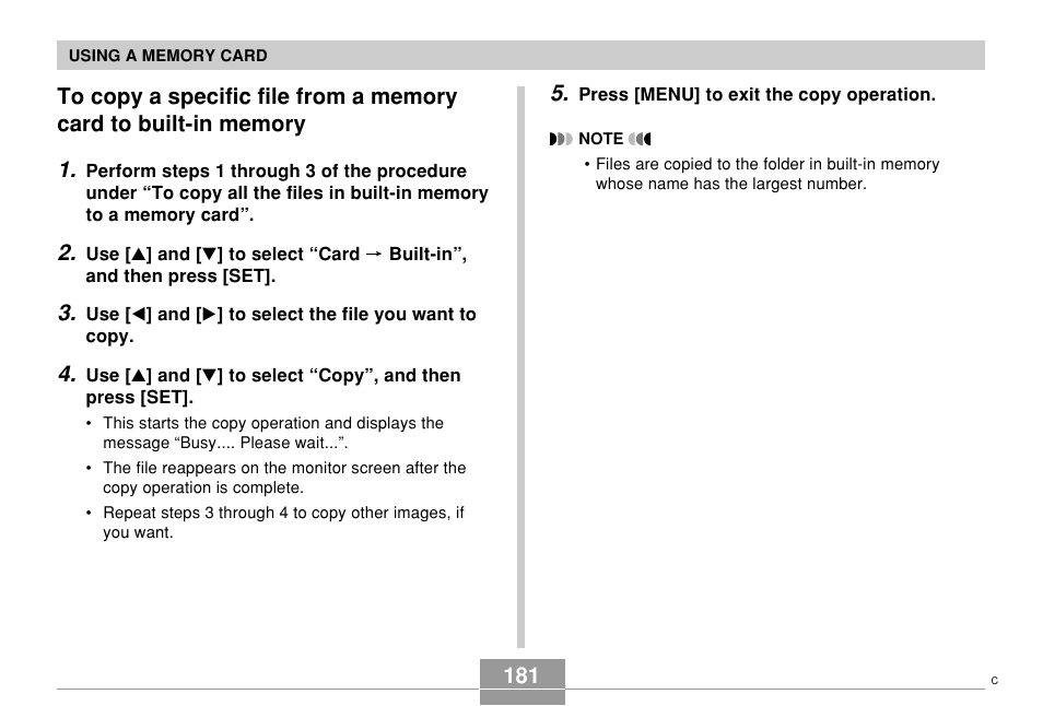 Casio EX-Z120 User Manual | Page 181 / 242