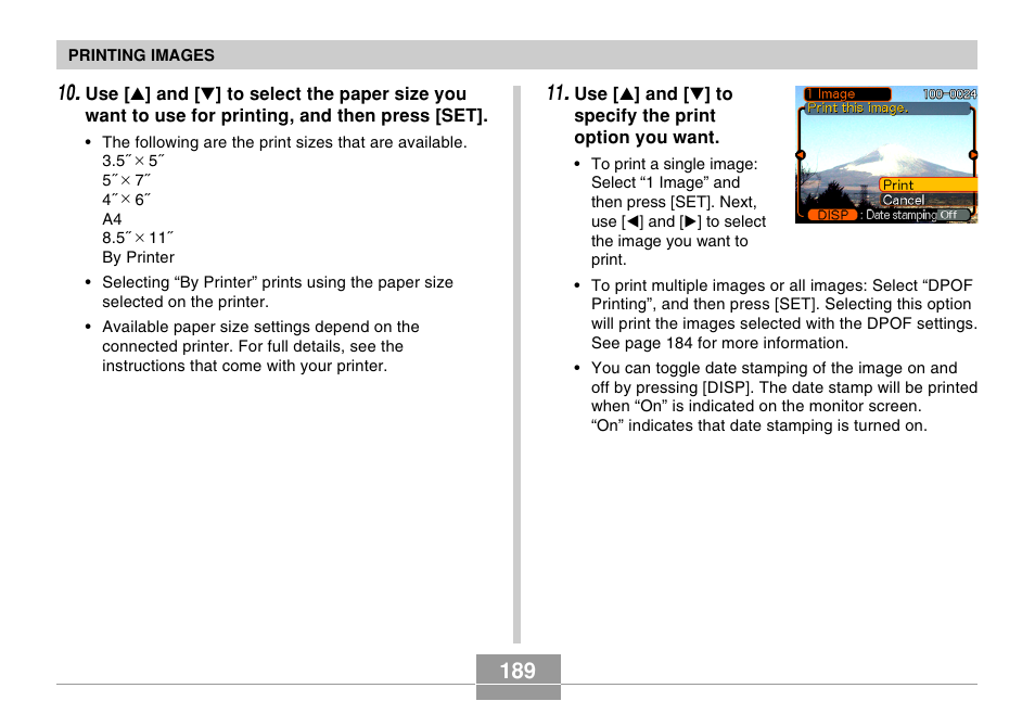 Casio EX-Z120 User Manual | Page 189 / 242