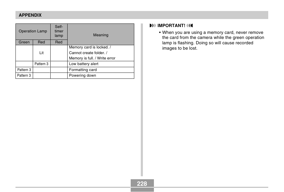 Casio EX-Z120 User Manual | Page 228 / 242