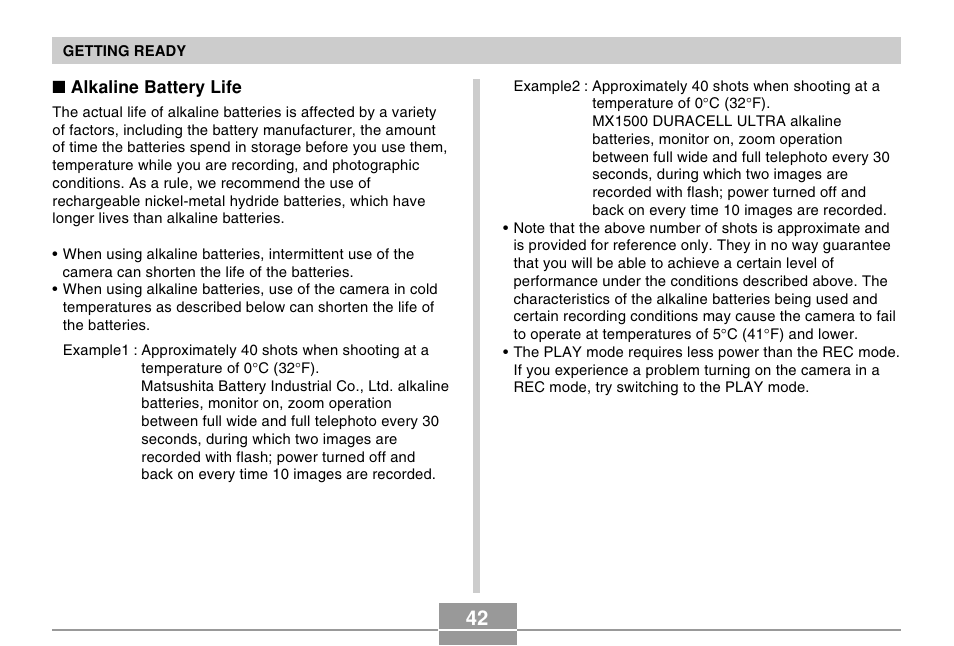 Casio EX-Z120 User Manual | Page 42 / 242