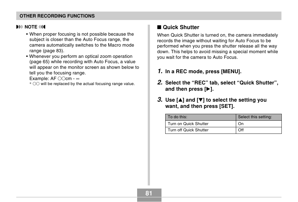 Casio EX-Z120 User Manual | Page 81 / 242