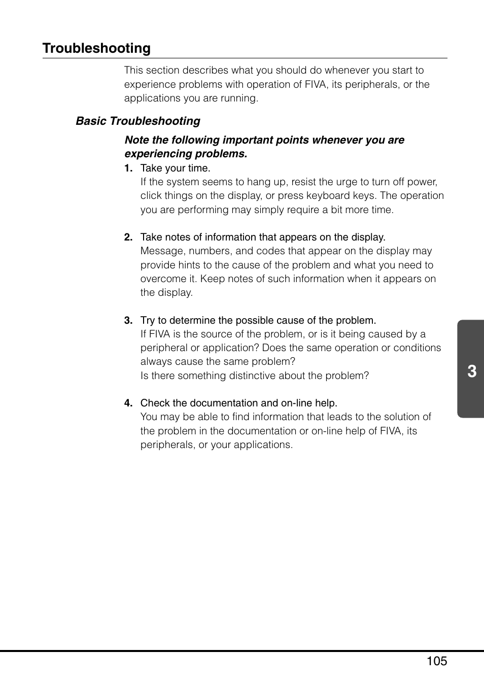 Troubleshooting, Ess the power button, See the | Casio MPC-501 User Manual | Page 105 / 126