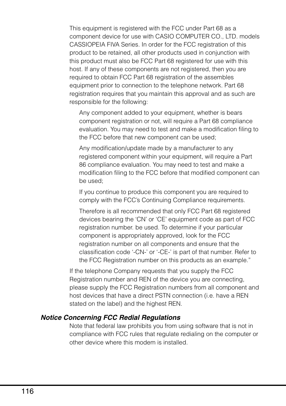 Casio MPC-501 User Manual | Page 116 / 126