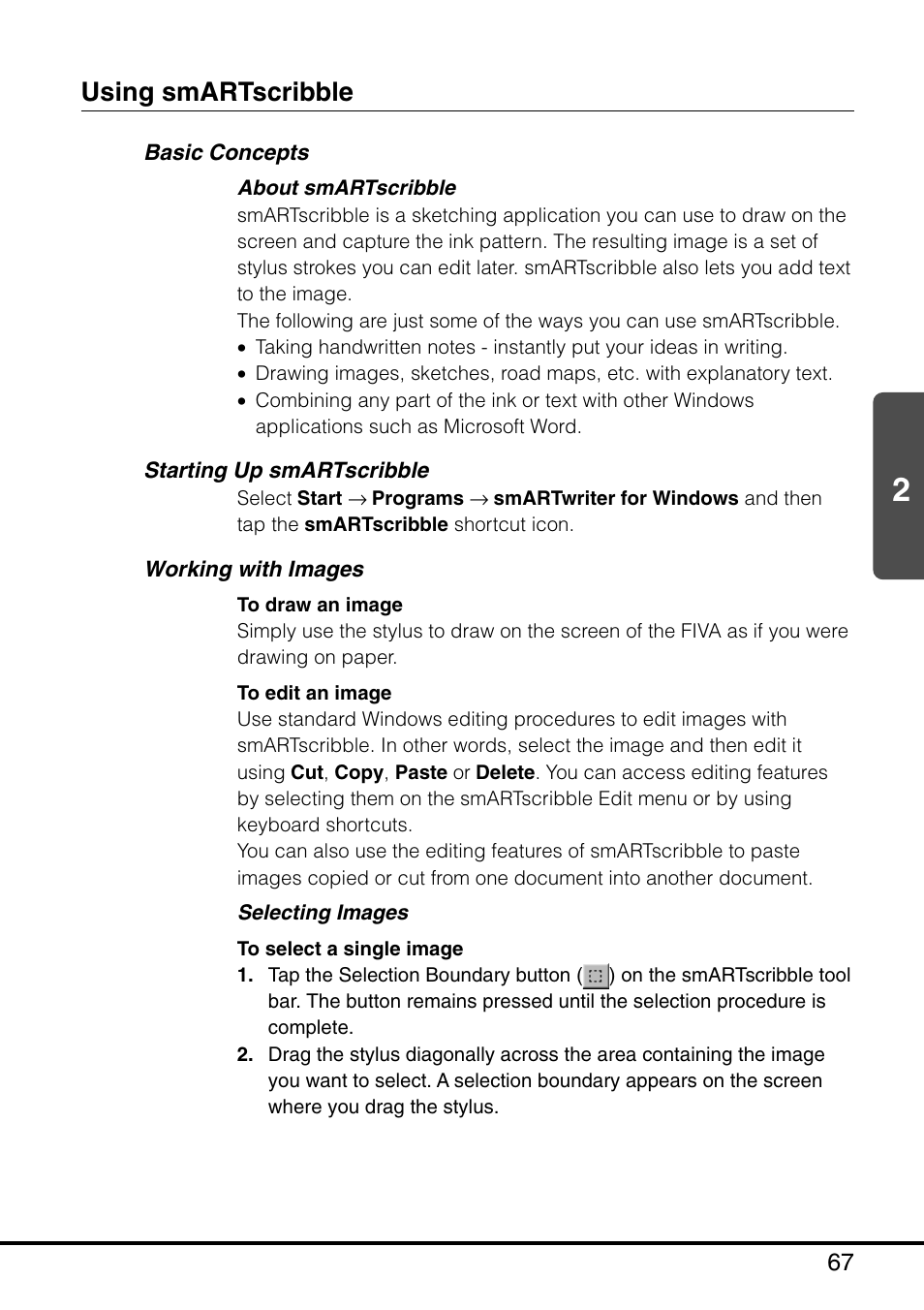 Using smartscribble | Casio MPC-501 User Manual | Page 67 / 126