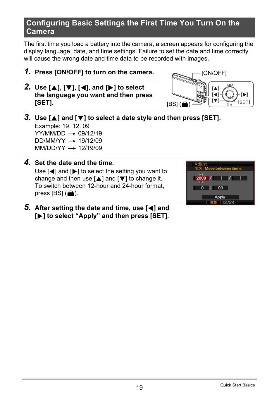 Casio EXILIM EX S 12 User Manual | Page 19 / 216