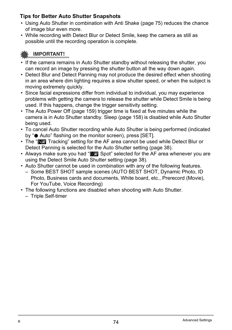 Casio EXILIM EX S 12 User Manual | Page 74 / 216