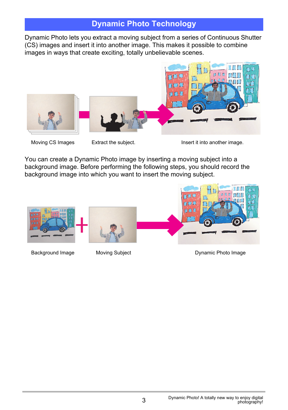 Dynamic photo technology | Casio EX-S12 User Manual | Page 197 / 216