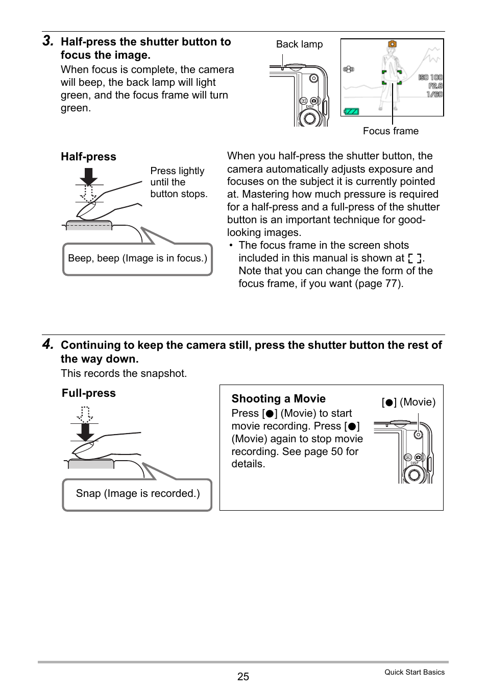 Casio EX-S12 User Manual | Page 25 / 216