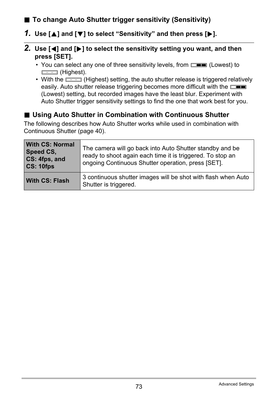 Casio EX-S12 User Manual | Page 73 / 216