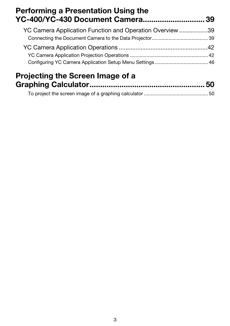Casio XJ-A135 User Manual | Page 3 / 66