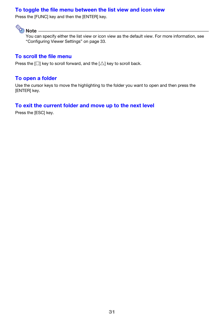 Casio XJ-A135 User Manual | Page 31 / 66