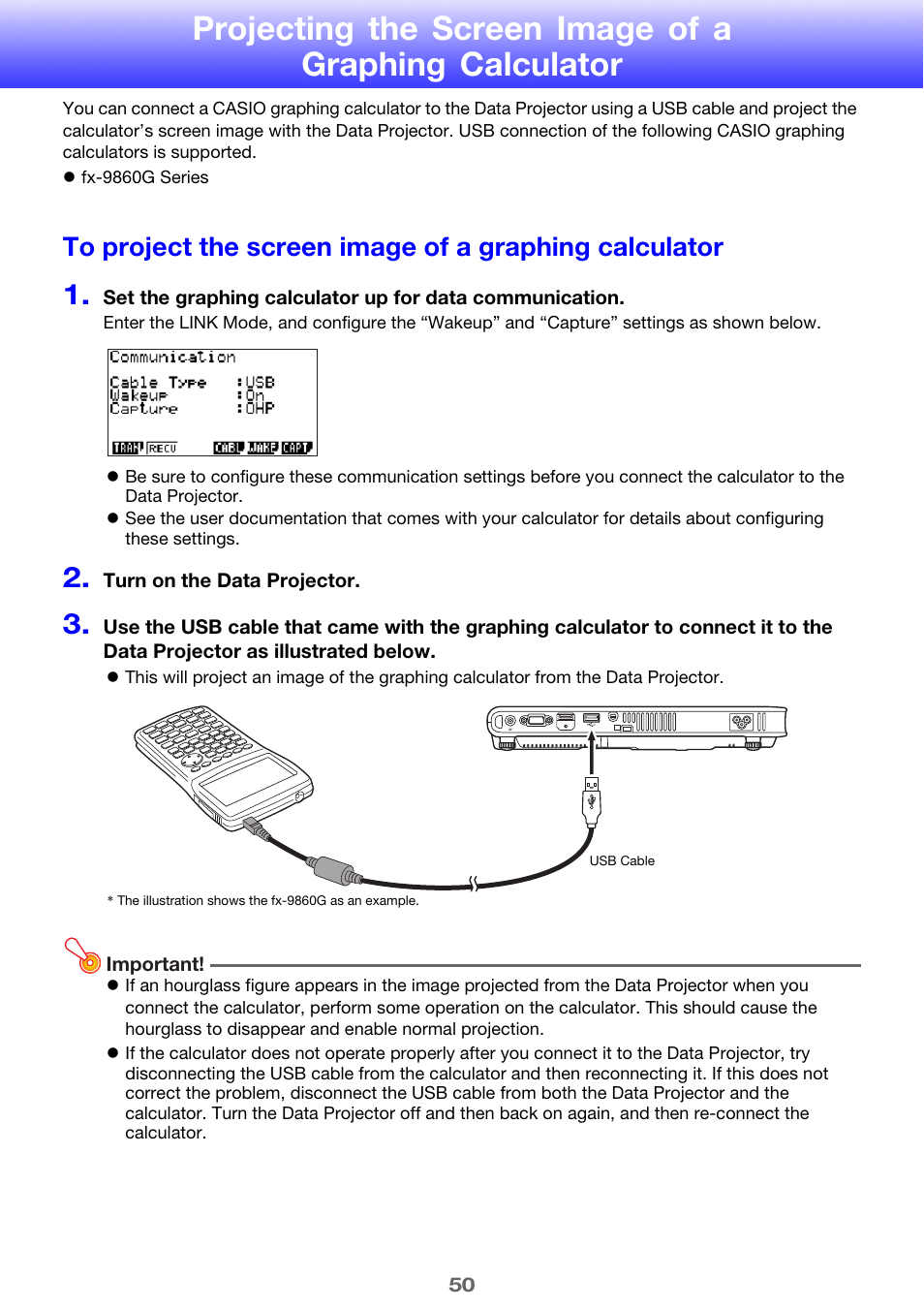 Casio XJ-A135 User Manual | Page 50 / 66