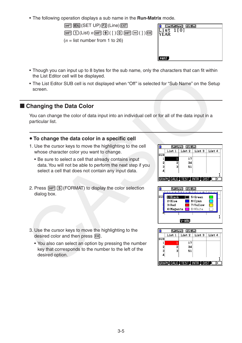 Casio | Casio FX-CG10 User Manual | Page 112 / 601