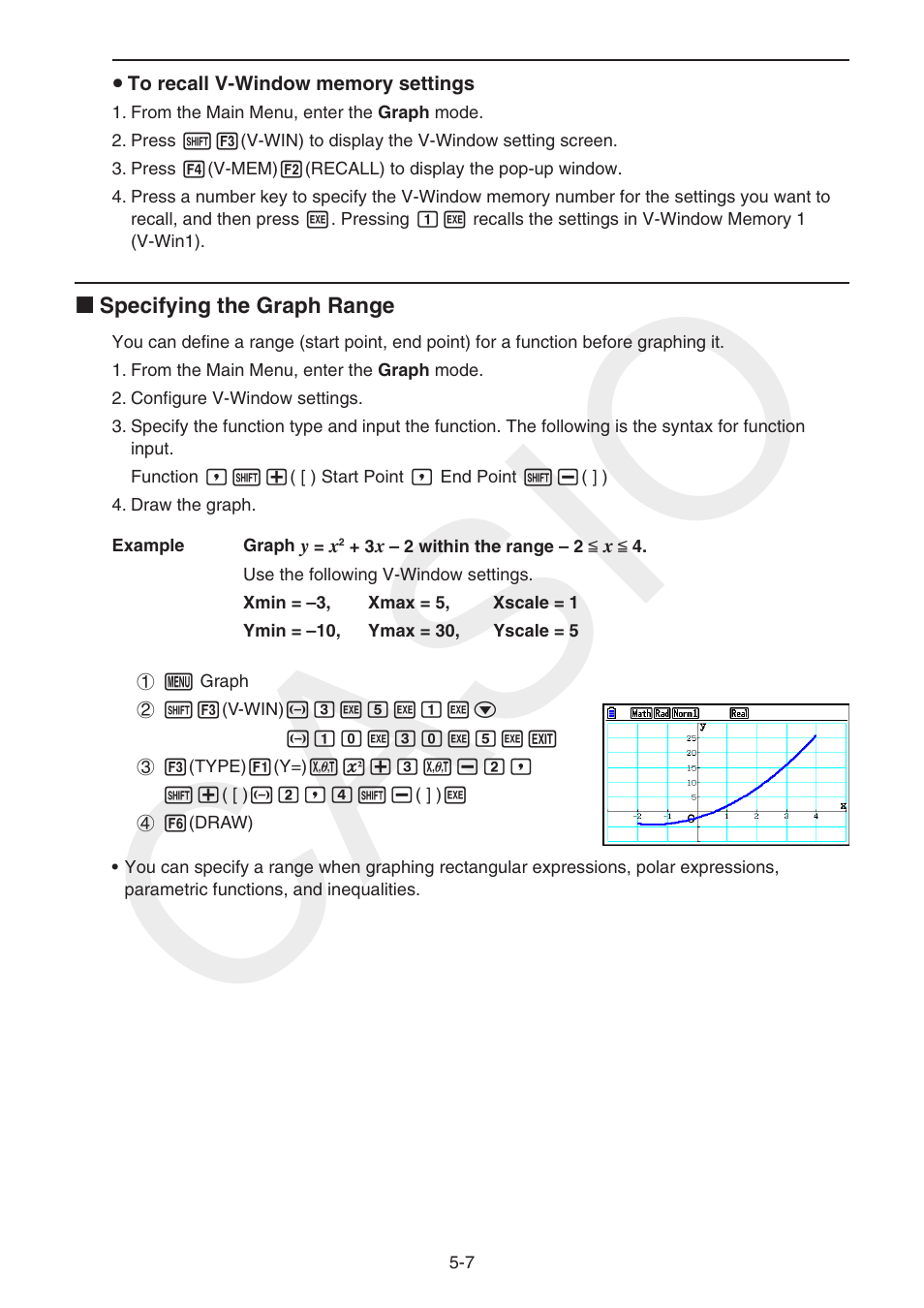 Casio | Casio FX-CG10 User Manual | Page 139 / 601