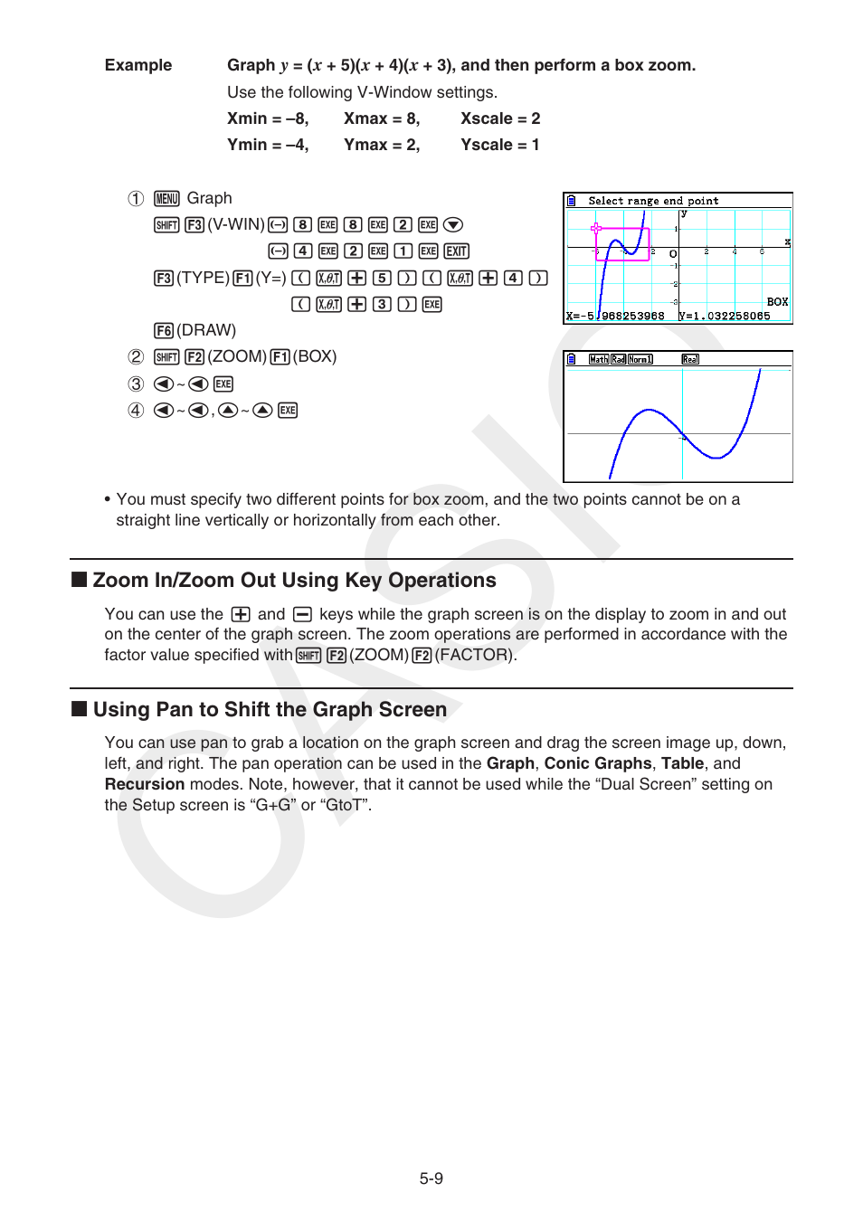 Casio | Casio FX-CG10 User Manual | Page 141 / 601