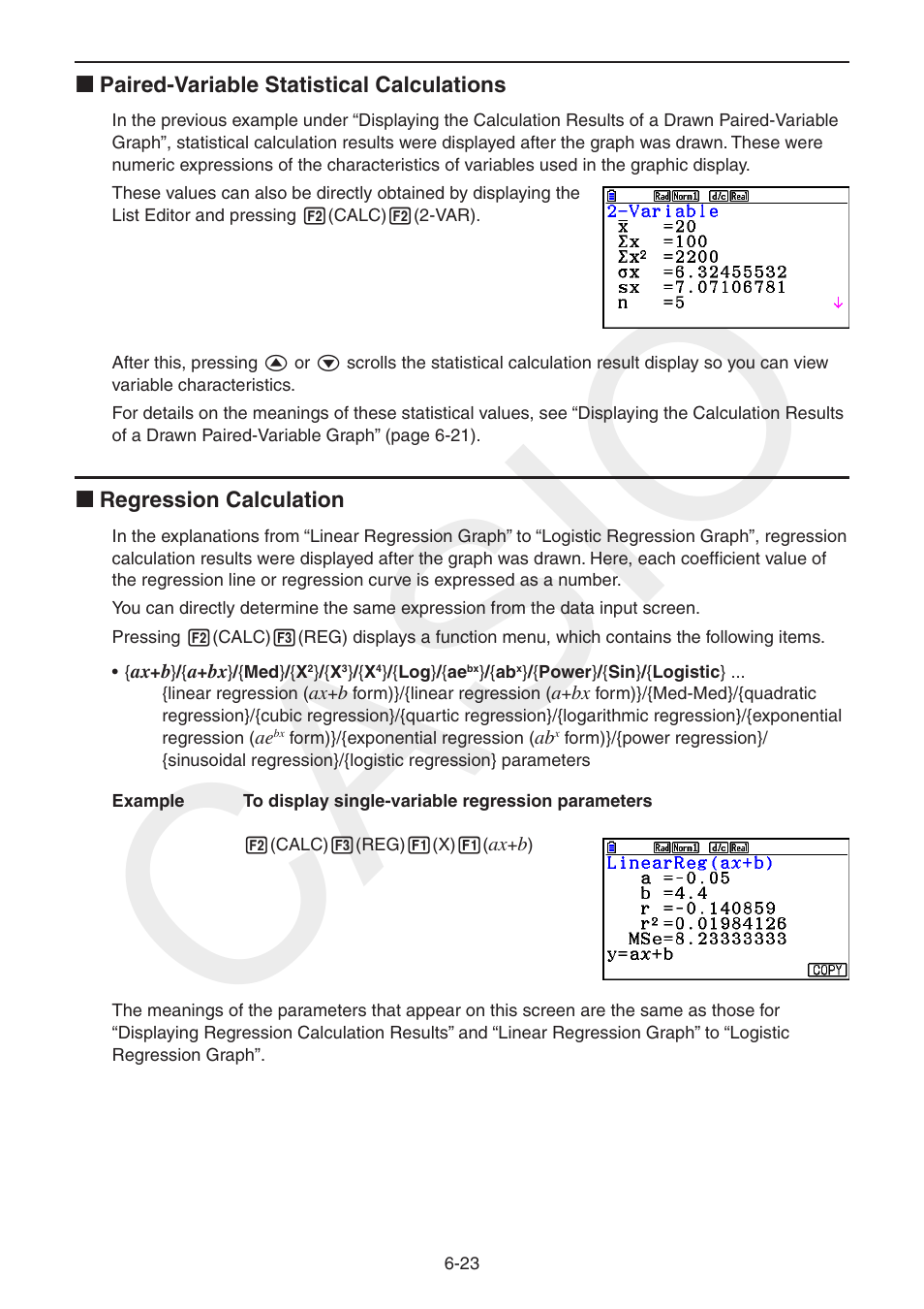 Casio | Casio FX-CG10 User Manual | Page 216 / 601