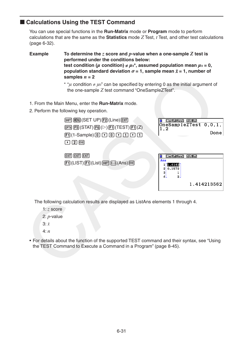 Casio | Casio FX-CG10 User Manual | Page 224 / 601