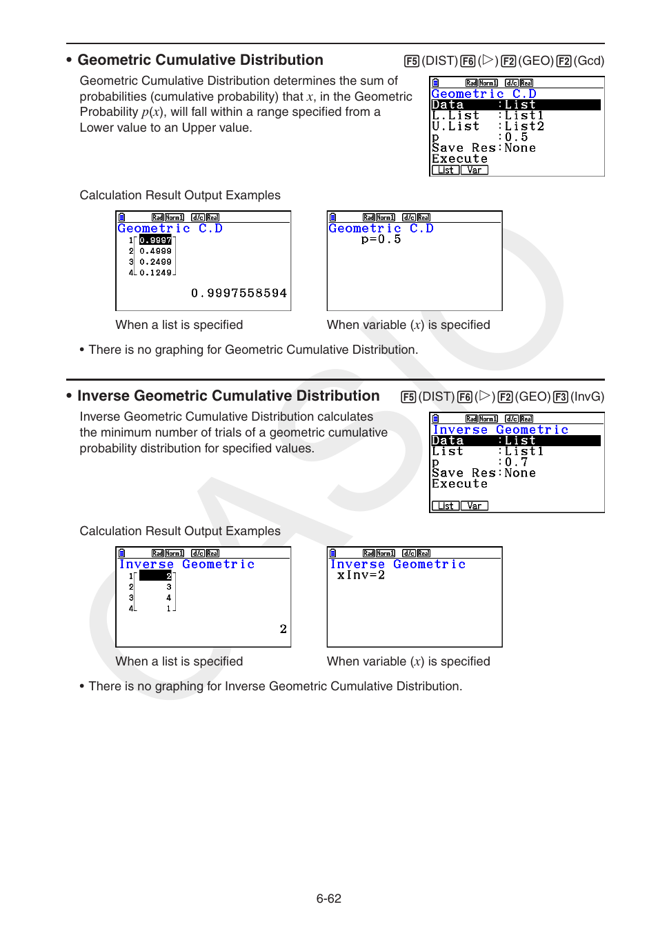 Casio | Casio FX-CG10 User Manual | Page 255 / 601