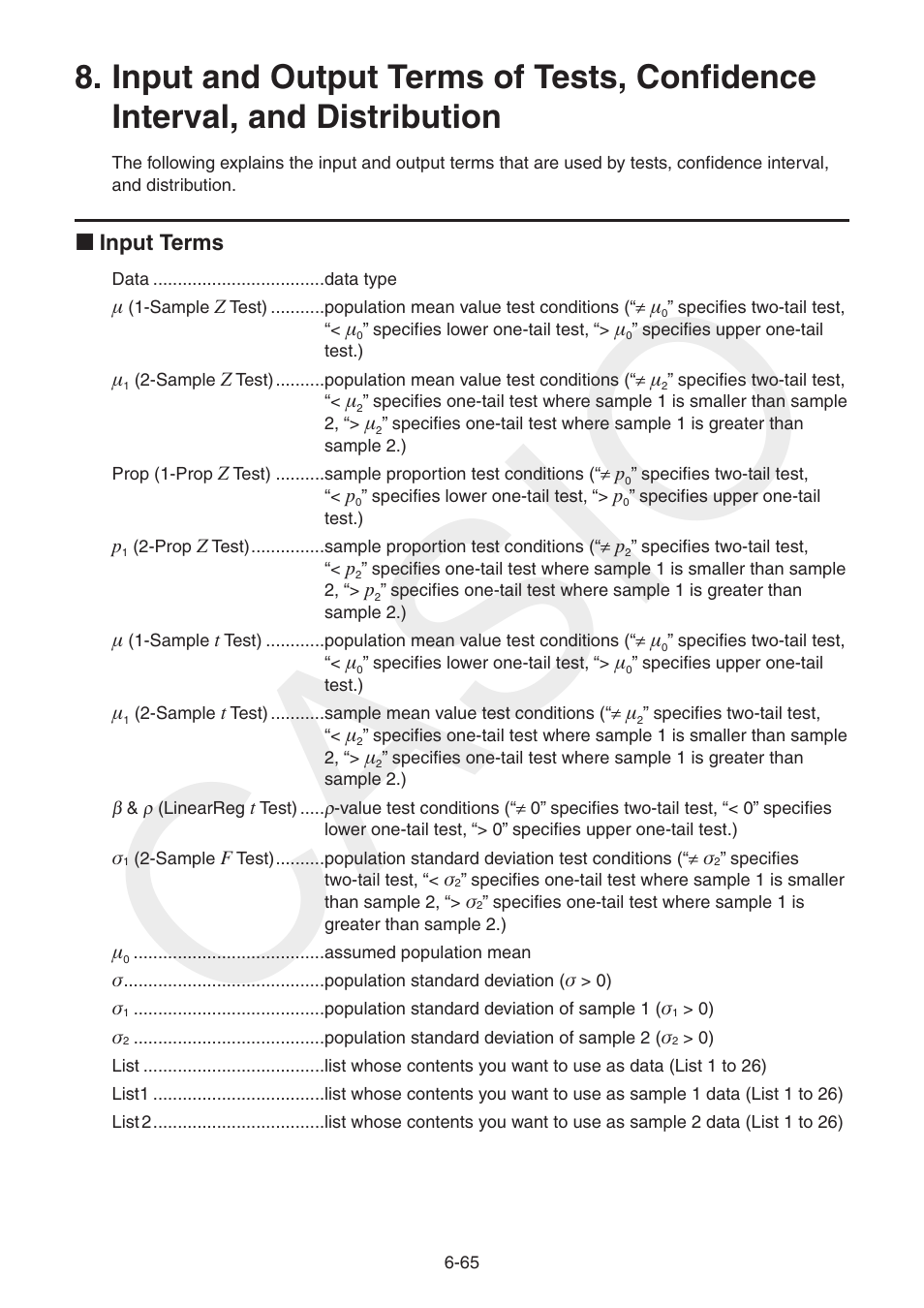 Casio | Casio FX-CG10 User Manual | Page 258 / 601