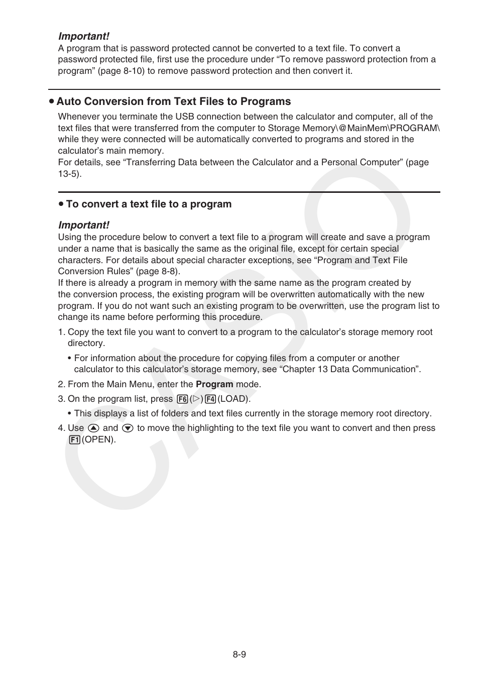 Casio | Casio FX-CG10 User Manual | Page 293 / 601