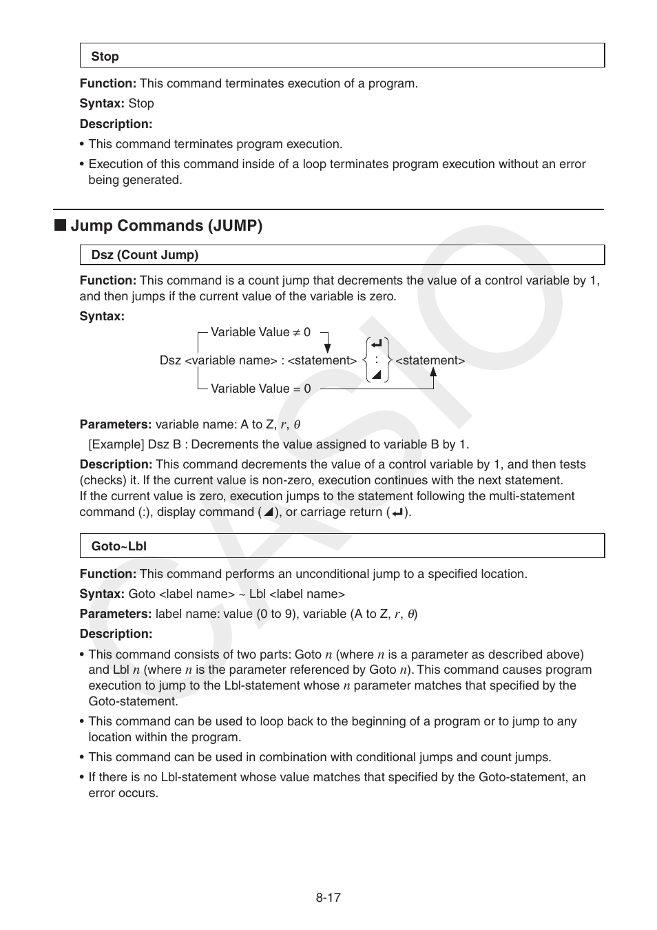 Casio | Casio FX-CG10 User Manual | Page 301 / 601