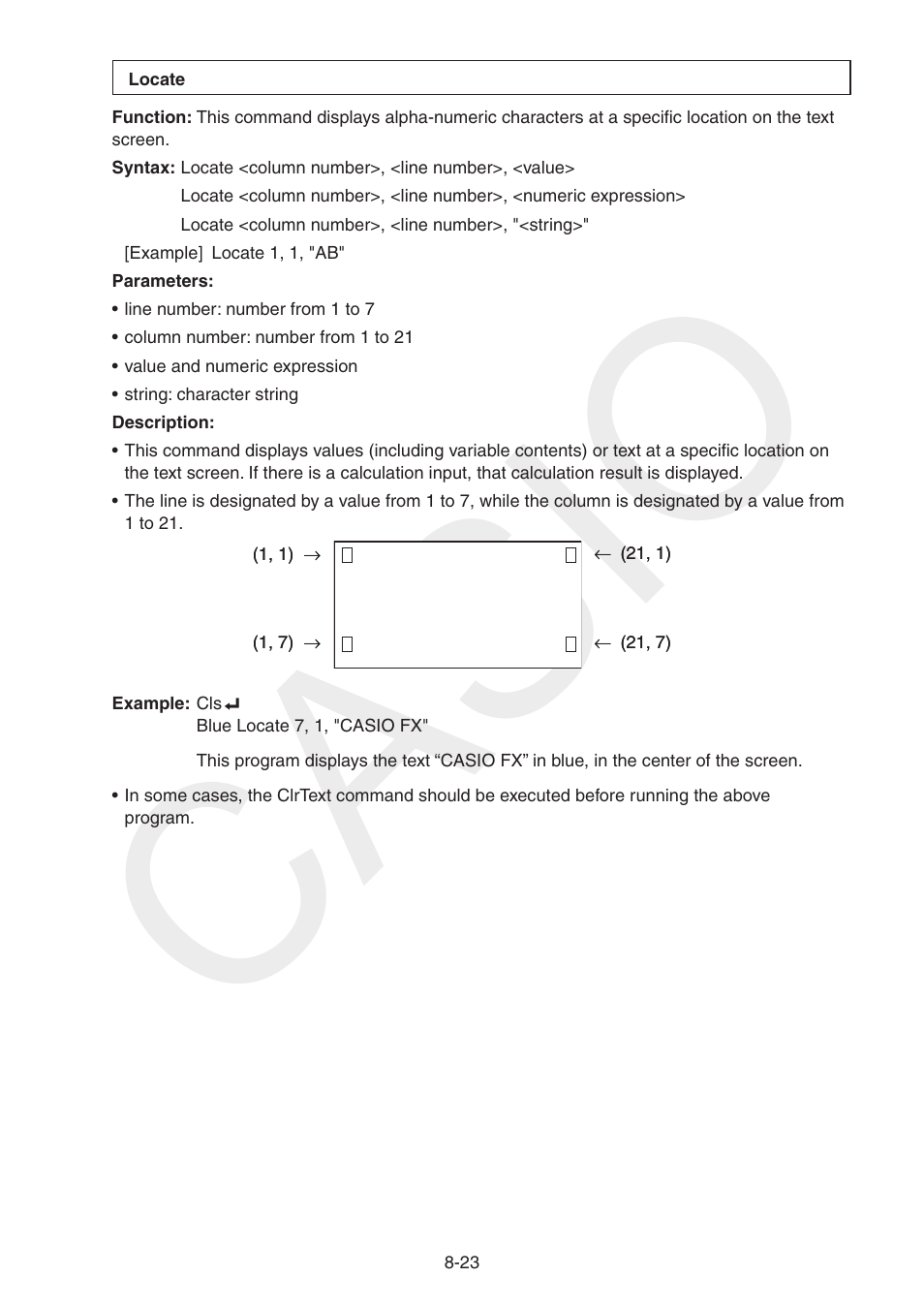 Casio | Casio FX-CG10 User Manual | Page 307 / 601