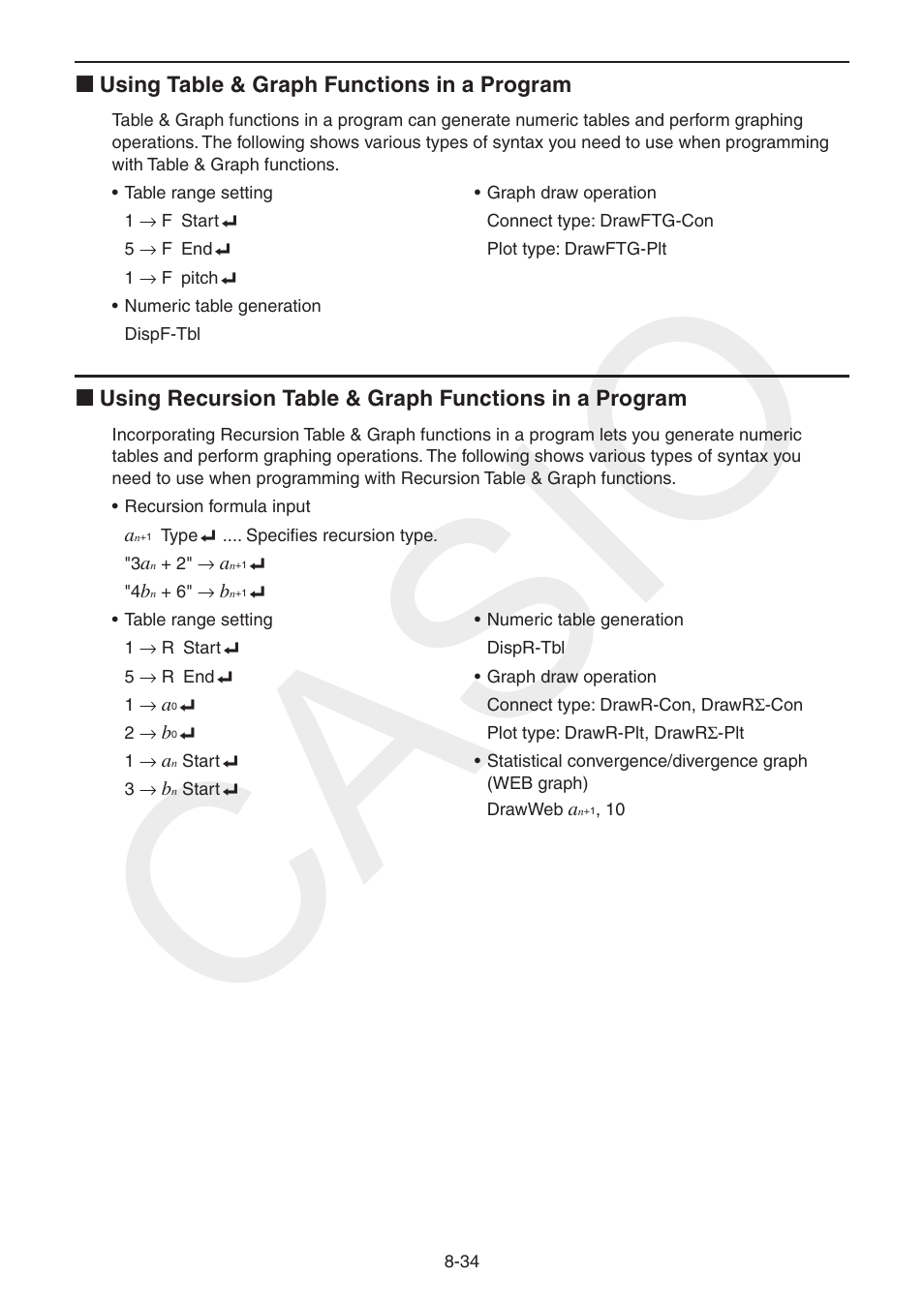 Casio | Casio FX-CG10 User Manual | Page 318 / 601