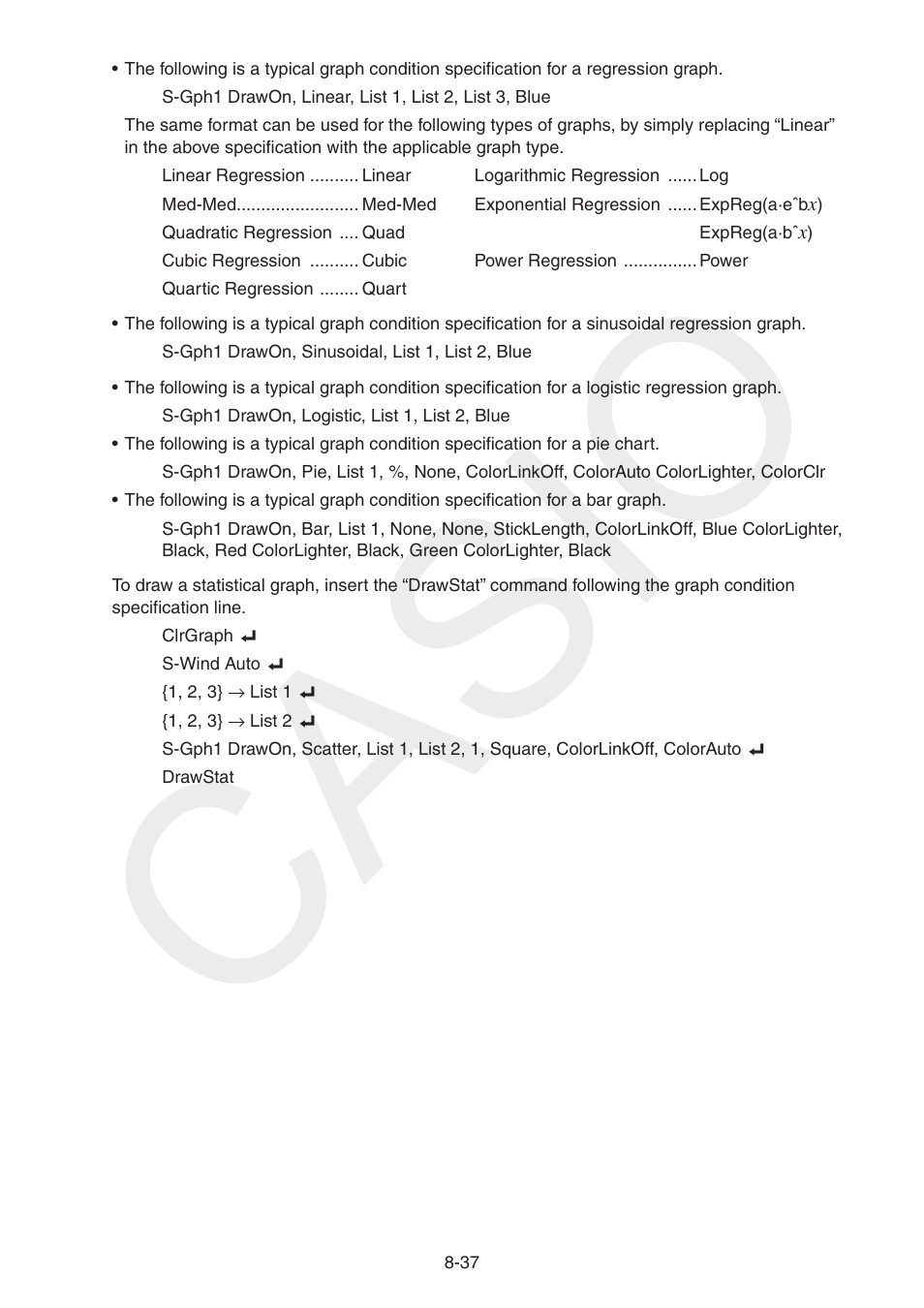 Casio | Casio FX-CG10 User Manual | Page 321 / 601