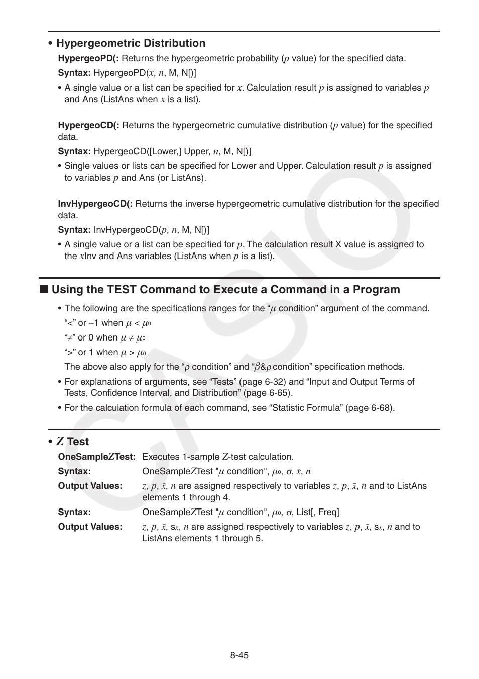 Casio | Casio FX-CG10 User Manual | Page 329 / 601