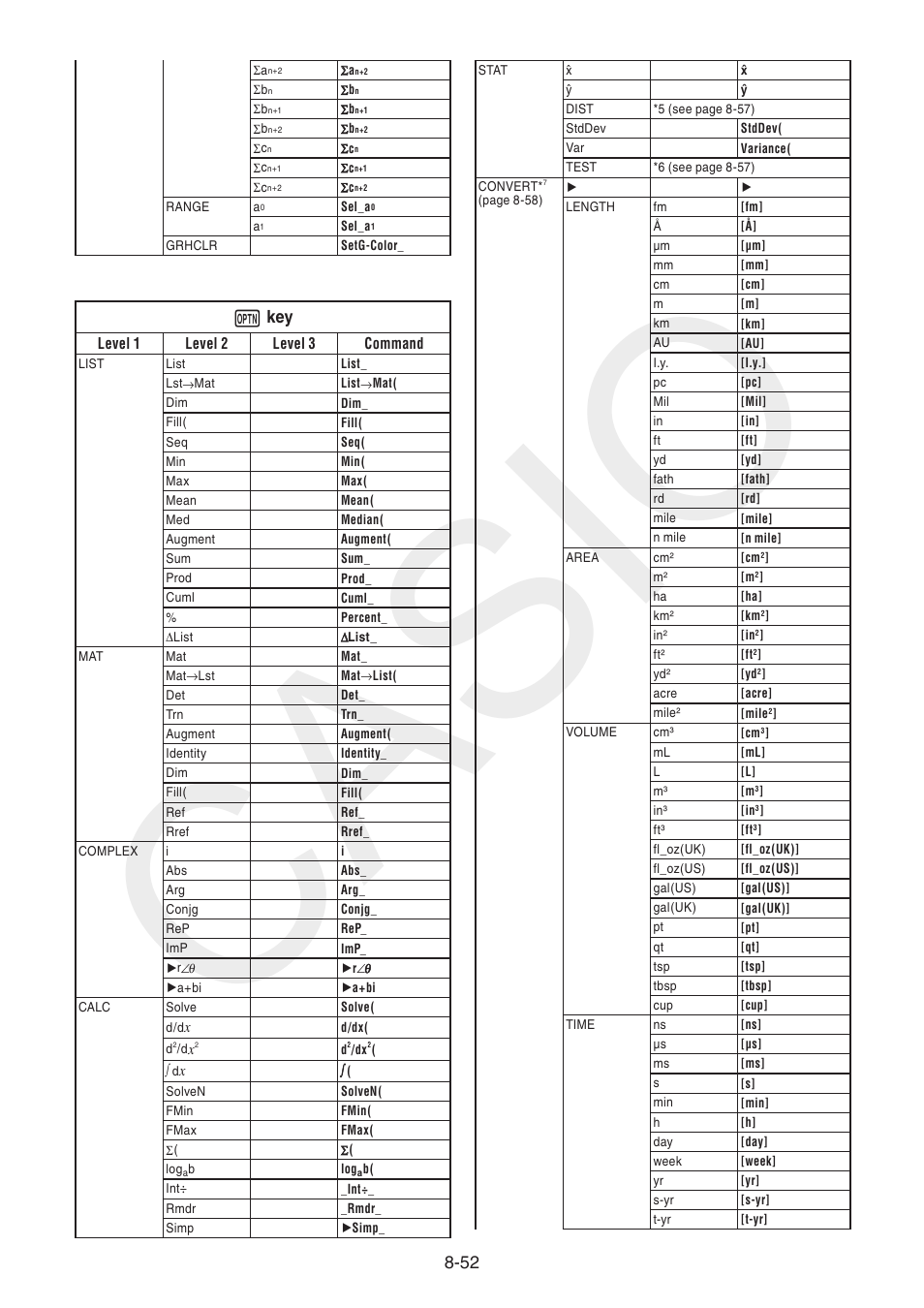 Casio, K key | Casio FX-CG10 User Manual | Page 336 / 601