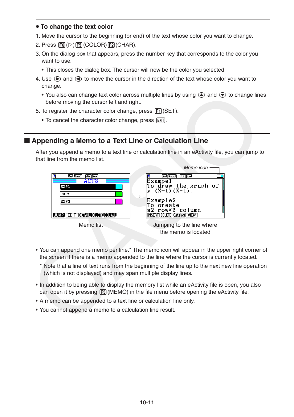 Casio | Casio FX-CG10 User Manual | Page 398 / 601