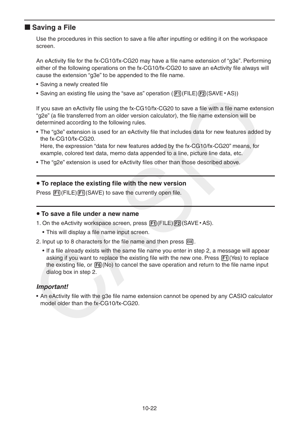 Casio | Casio FX-CG10 User Manual | Page 409 / 601