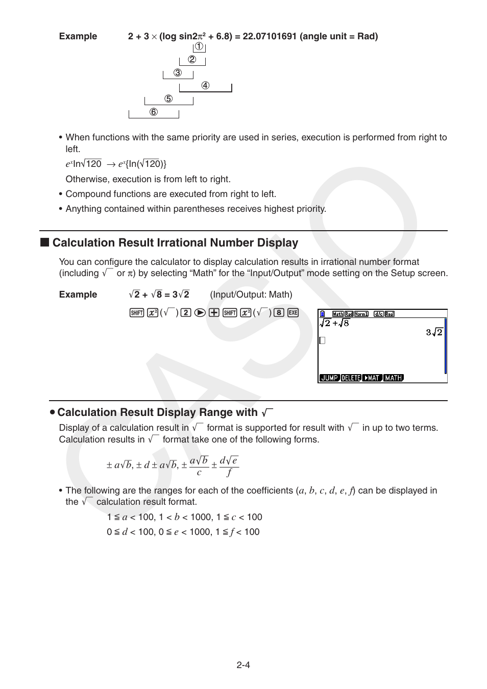 Casio | Casio FX-CG10 User Manual | Page 50 / 601