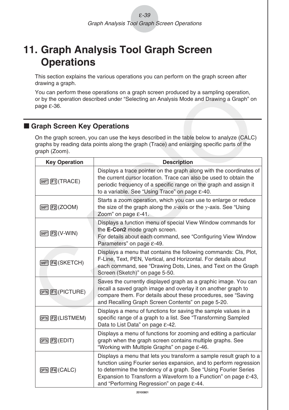 Graph analysis tool graph screen operations, Casio | Casio FX-CG10 User Manual | Page 584 / 601