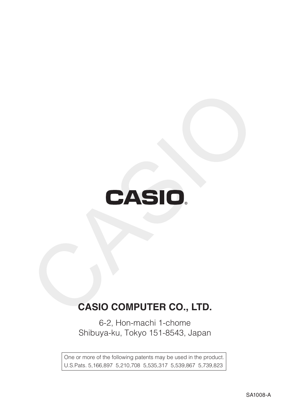 Casio | Casio FX-CG10 User Manual | Page 601 / 601