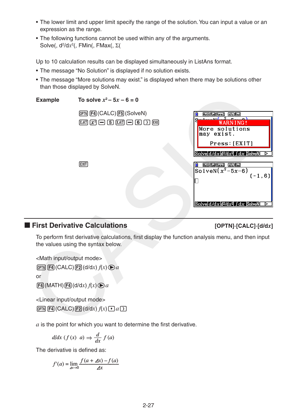 Casio | Casio FX-CG10 User Manual | Page 73 / 601
