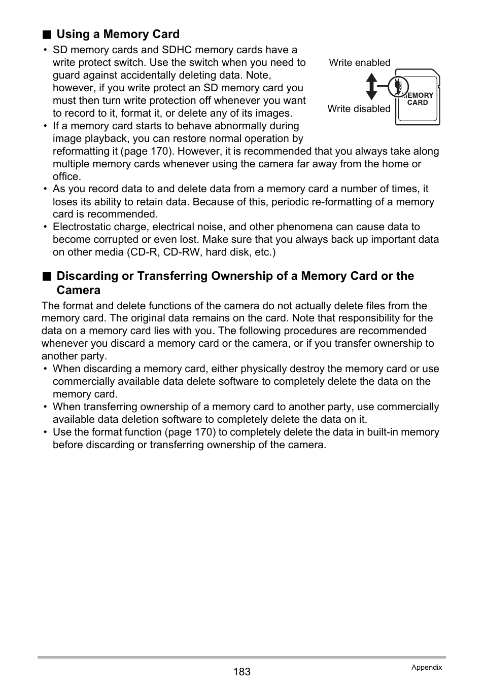Casio EXILIM EX-FH100 User Manual | Page 183 / 203
