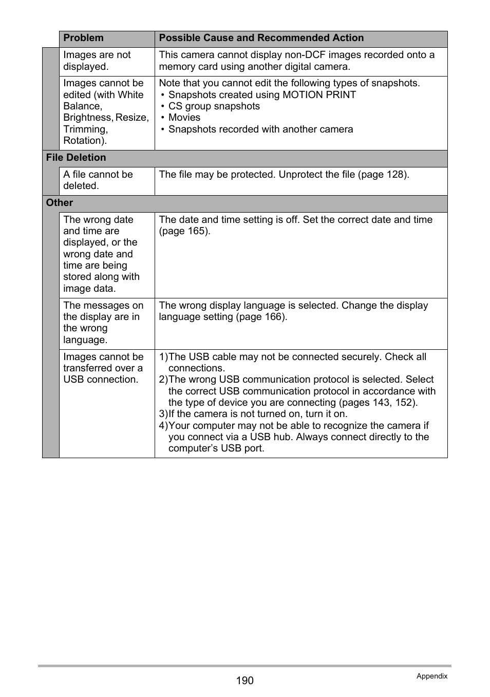 Casio EXILIM EX-FH100 User Manual | Page 190 / 203