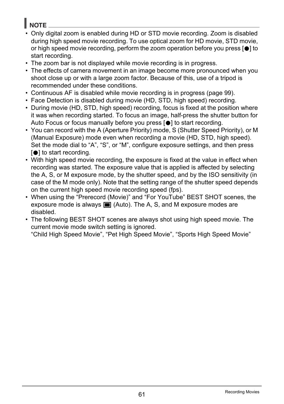 Casio EXILIM EX-FH100 User Manual | Page 61 / 203